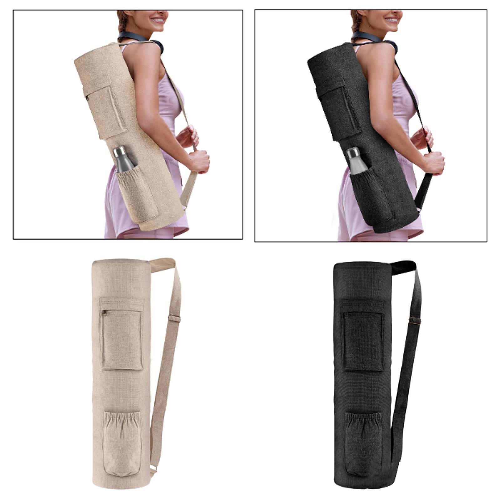 Yoga Mat Bag Carrier - 女性男性用ヨガマットバッグ スタイリッシュなヨガマットキャリア ビーチ、旅行、クラスに最適
