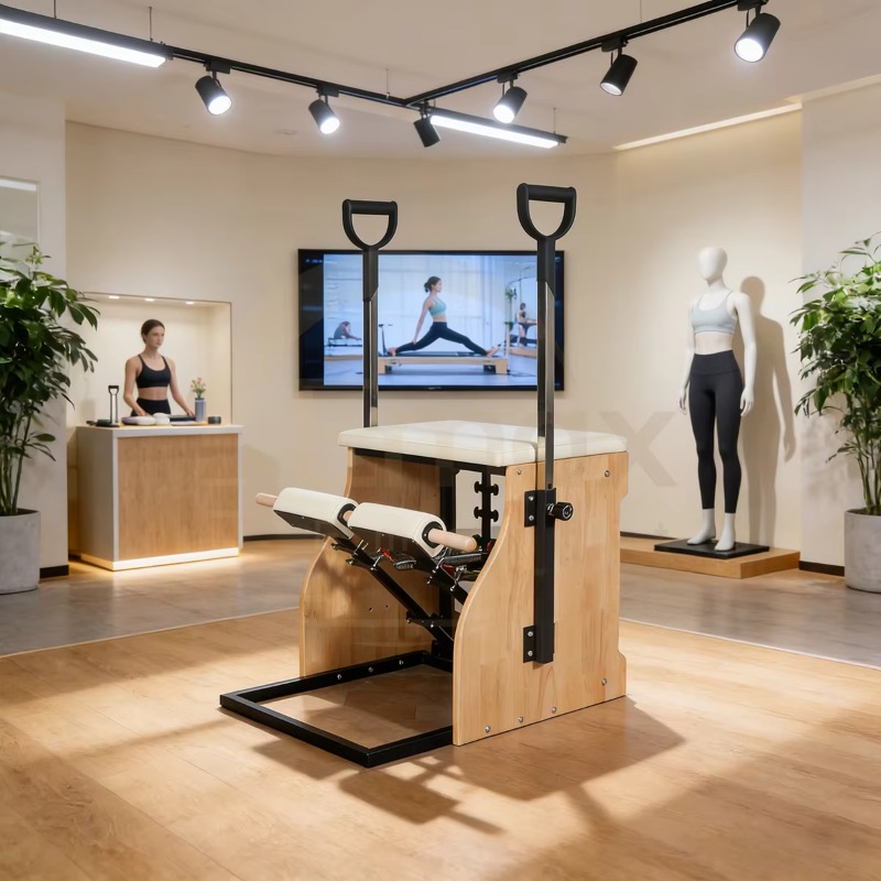 Pilates Chair Wunda - YTYINピラティススタジオ多機能フィットネスエクササイズGTMボディビルディングヨガメープルウッドピラティスウンダチェア