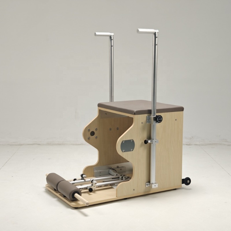 Pilates Chair Wunda - YTYIN業務用ホームヨガフィットネス機器メープルピラティス安定ステップチェアポータブル調整可能ウンダチェア（ボディスタジオ用）