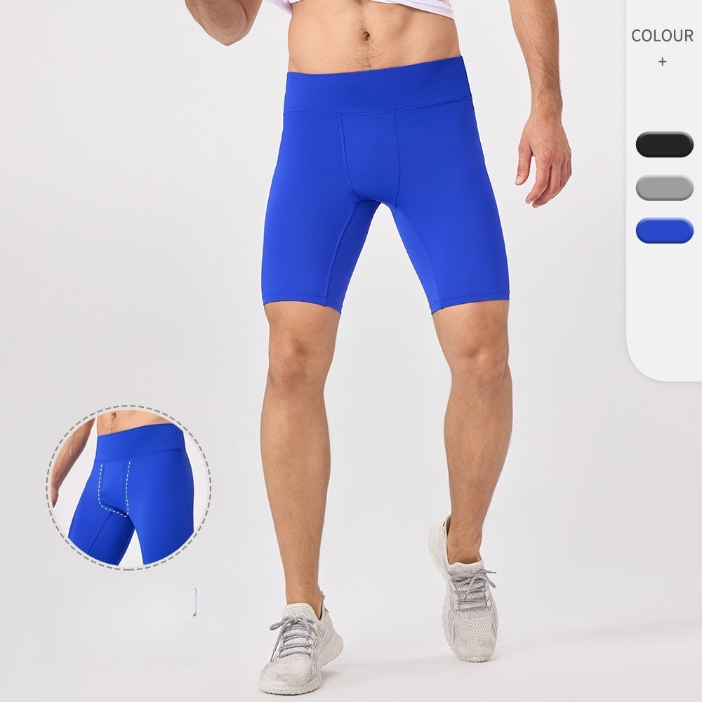 男性用 5 インチ コンプレッション ヨガ ショーツ 通気性 - Pilates Yoga Training のレビューと価格