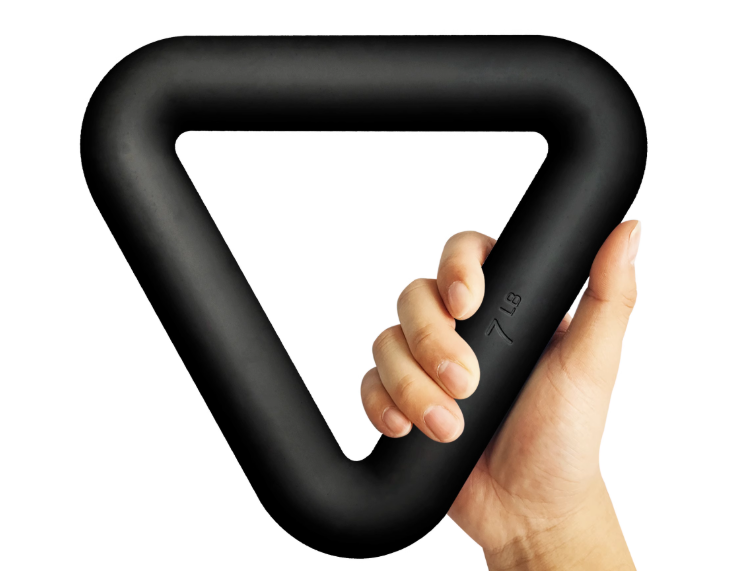 三角形の鉄製リングヨガウェイトベアリングエイド筋力トレーニン - Pilates Yoga Training のレビューと価格