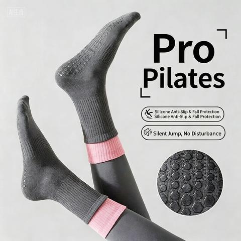 ユニセックスグリップソックス ポリエステル フリーサイズ ノ - Pilates Yoga And Barre のレビューと価格