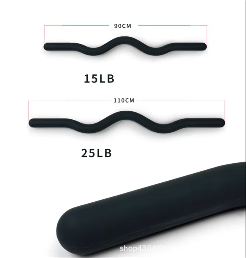 15LB ソフトトーニングバーベル、滑り止めシリコンコーティ - Pilates Yoga And Barre のレビューと価格