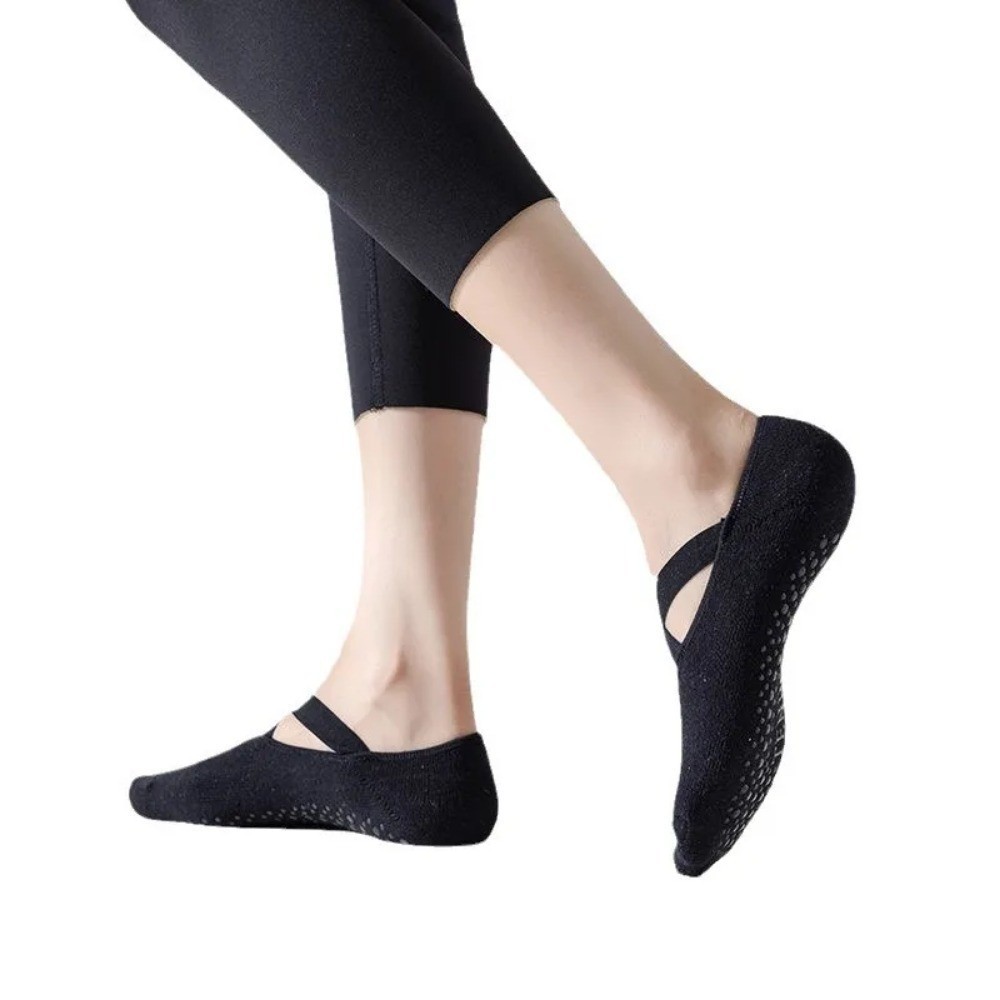 1/3 ペアヨガソックス女性用コットンシリコン滑り止めピラテ - Pilates Yoga And Barre のレビューと価格