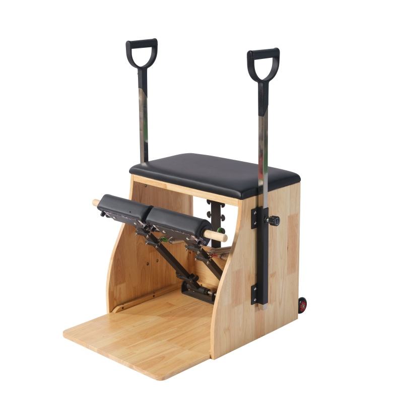 ヨガ＆ピラティススタジオ用カスタム商業用オーク材ウンダチェア - Pilates Chair Wunda のレビューと価格