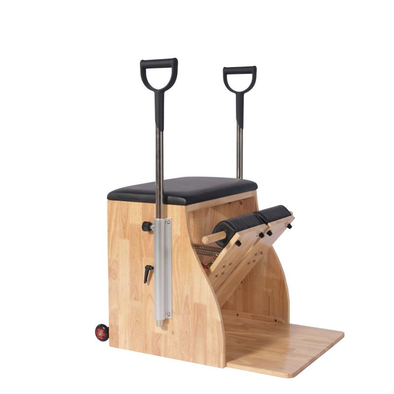 ヨガ＆ピラティススタジオ用カスタム商業用オーク材ウンダチェア - Pilates Chair Wunda のレビューと価格