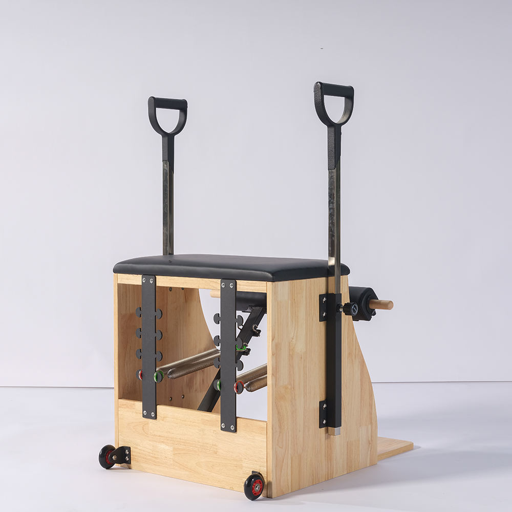 ヨガ＆ピラティススタジオ用カスタム商業用オーク材ウンダチェア - Pilates Chair Wunda のレビューと価格