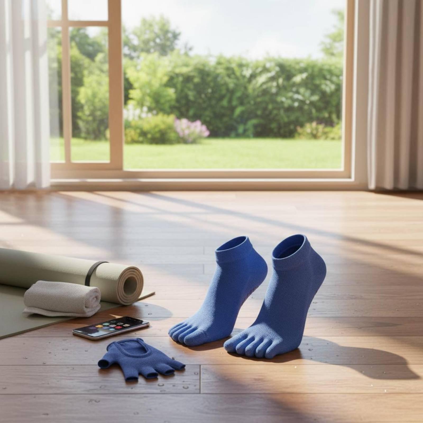 女性用スポーツソックス シリカグリップ ピラティスソックス  - Pilates Yoga Classes のレビューと価格