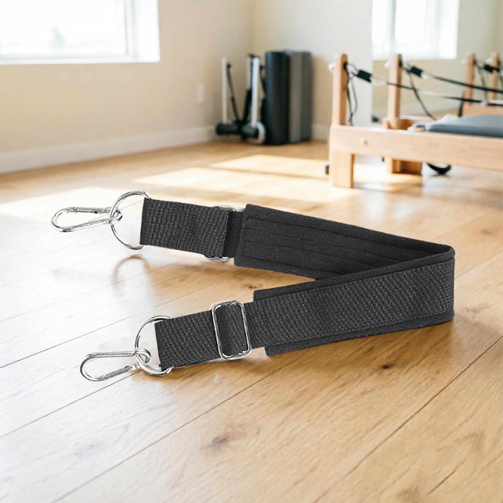 リフォーマーフットストラップ ダブルループ 厚手 滑り止め  - Pilates Yoga Training のレビューと価格